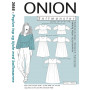 ONION Pattern 2088 Peplum Top &amp; Dress Maat. XS-XL
