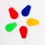 Infinity Hearts Draaddoorhaler / Draaddoorsteker Plastic Diverse kleuren - 10 stk