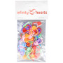 Infinity Hearts Steekmarkeerders 22 mm Ass. kleuren - 50 stuks