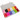 Infinity Hearts Knopen in Plastic Doos Deluxe 2-gaats Rond Plastic 10 Ass. kleuren 15mm - 750 stuks