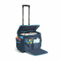 Prym naaimachine trolley/tas denim blauw katoen 44x22x36cm