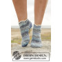 Dancing Zoe by DROPS Design - Breipatroon sokken met strepen - maat 35/37 - 41/43
