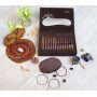 Knitpro Knit &amp; Sip Limited Edition verwisselbare rondbreinaaldenset 60-80-100cm 3,5-8,00mm - 8 maten