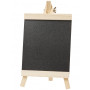 Mini Schildersezel Hout met Zwart Canvas 16x23cm