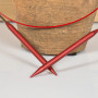 Infinity Hearts Kabel voor Verwisselbare Rondbreinaalden Rood 36cm (Totaal incl. naalden 60cm)