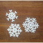 Strijkkralenpatroon Sneeuwvlokken 6x6-9x9cm van Rito Krea - 7 stk