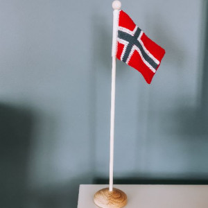 Breipatroon Noorse Vlag 14x10cm van Rito Krea