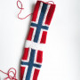 Breipatroon Noorse Vlag 14x10cm van Rito Krea