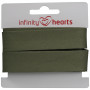 Infinity Hearts Biaisband Katoen 40/20mm 57 Legergroen - 5m