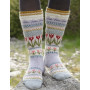 Always Winter by DROPS Design - Breipatroon sokken met Scandinavisch patroon - maat 35/37 - 44/46