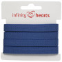 Infinity Hearts Plat Koord Katoen 10mm 07 Blauw - 5m