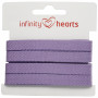 Infinity Hearts Plat Koord Katoen 10mm 29 Paars - 5m