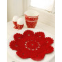 Blooming Placemat by DROPS Design - Haakpatroon placemat 30cm