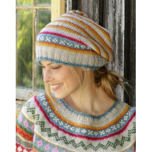 Winter Carnival Hat by DROPS Design - Breipatroon muts - maat S/M - L/XL