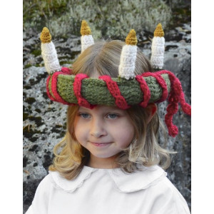 Little Lucia by DROPS Design - Haakpatroon Lucia kroon voor kinderen 63cm