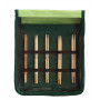 KnitPro Bamboo verwisselbare rondbreinaaldenset Bamboo 60-80-100 cm 3-5 mm 5 maten Starter Kit
