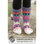 Colorful Winter by DROPS Design - Haakpatroon veelkleurige sokken - maat 35/37 - 41/43