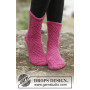 Isolde by DROPS Design - Breipatroon sokken met kabels - maat 35/37 - 41/43