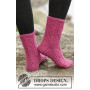 Isolde by DROPS Design - Breipatroon sokken met kabels - maat 35/37 - 41/43