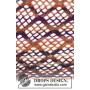Loren by DROPS Design - Haakpatroon omslagdoek met kantpatroon 154x72 - 172x80