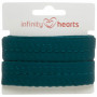 Infinity Hearts Kanten Lint Polyamide 20mm 369 Petrol - 5m