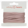 Infinity Hearts Satijn Lint Dubbelzijdig 3mm 146 Roos - 5m