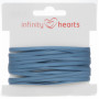Infinity Hearts Satijn Lint Dubbelzijdig 3mm 338 Blauw - 5m