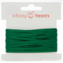 Infinity Hearts Satijn Lint Dubbelzijdig 3mm 563 Zachtgroen - 5m