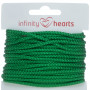 Infinity Hearts Anorakkoord Polyester 3mm 07 Groen - 5m