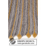 Dragon Tail by DROPS Design - Breipatroon omslagdoek met blaadjespatroon 156x50cm