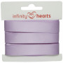 Infinity Hearts Satijn Lint Dubbelzijdig 15mm 430 Paars - 5m