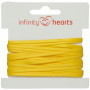 Infinity Hearts Satijn Lint Dubbelzijdig 3mm 645 Geel - 5m