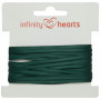 Infinity Hearts Satijn Lint Dubbelzijdig 3mm 587 Donkergroen - 5m