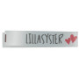 Label Zweeds Lillasyster Wit - 1 st