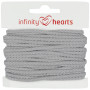 Infinity Hearts Anorakkoord Katoen Rond 3mm 920 Lichtgrijs - 5m