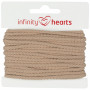 Infinity Hearts Anorakkoord Katoen Rond 3mm 820 Beige - 5m