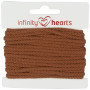 Infinity Hearts Anorakkoord Katoen Rond 3mm 850 Lichtbruin - 5m