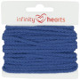 Infinity Hearts Anorakkoord Katoen Rond 3mm 650 Blauw - 5m