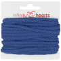 Infinity Hearts Anorakkoord Katoen Rond 5mm 650 Blauw - 5m
