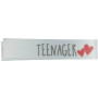 Label 'Teenager' Wit - 1 stk