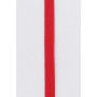 Polyester/katoenen biezenband per meter 003 Rood 8mm - 50cm