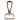 Infinity Hearts Karabijnhaak met D-ring Messing Lichtgoud 60x30mm - 5 st.