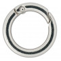 Infinity Hearts O-ring/Endless ring met opening Messing Zilver Ø23,5mm - 5 stuks