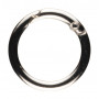 Infinity Harten O-ring/Endless Ring met Opening Messing Zilver Ø30mm - 5 st.
