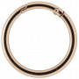 Infinity Hearts O-Ring/Endless Ring met Opening Messing Licht Goud Ø43,6mm - 5 stuks