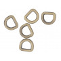 Infinity Hearts D-Ringen Messing Antiek Brons 10x10mm - 5 stk
