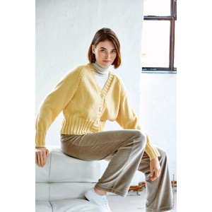 Cool Wool Cardigan af Lana Grossa - Breipatroon vest - maat 36/38 - 48/50