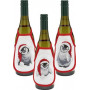 Permin borduurset wijnschort pinguïns 10x15cm