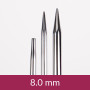 Drops Pro Classic Verwisselbare Ronde Stokken Messing 12cm 8.00mm / 4.5in US11