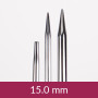 Drops Pro Classic Verwisselbare Ronde Stokken Messing 12cm 15.00mm / 4.5in US19